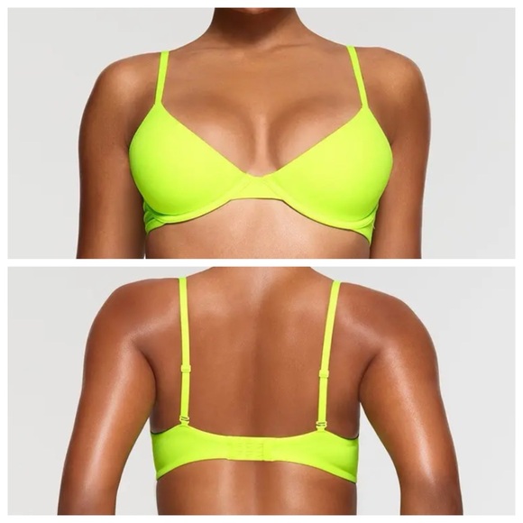 SKIMS Other - NWT Skims Fits Everybody Scoop Plunge Bra 34DDD 
Green Highlighter